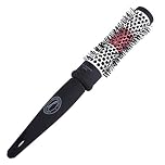 Ceramic Hairbrushes by Finelines - Eliminates Frizz and Flyaway Hairs - Protects Hair from Heat using our Thermochromic Technology (Small Round Brush)