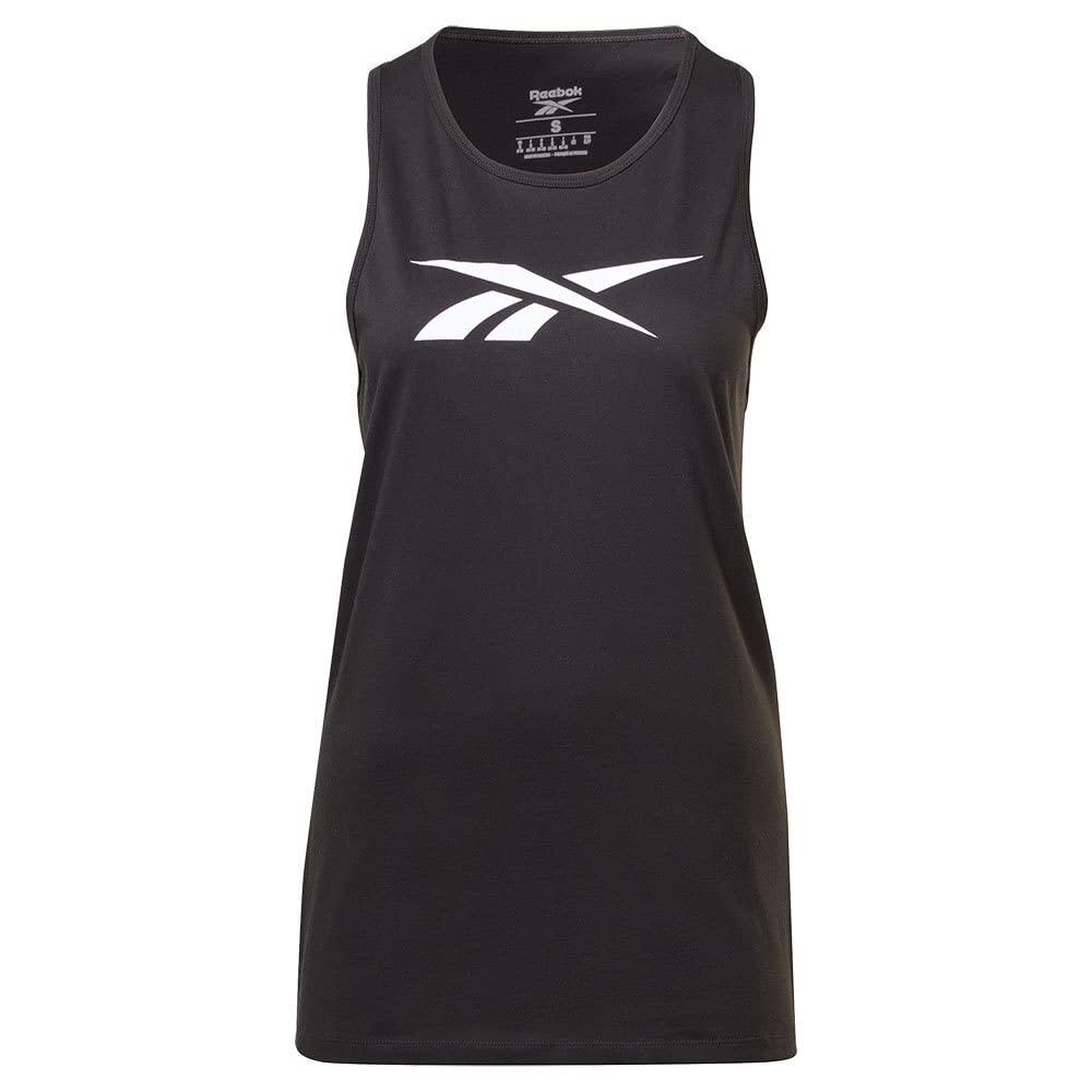 Reebok Women's Vector Graphic Tank, Black, XS