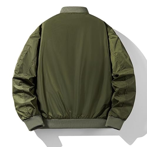 Veste bomber homme chaude imperméable décontractée ample XL - 2