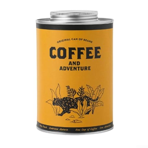 Contenedor de almacenamiento de café, Recipiente de vacío Mini lata sellada de hojalata, Botella de contenedor hermética pequeña portátil, Contenedores de almacenamiento múltiples (D)