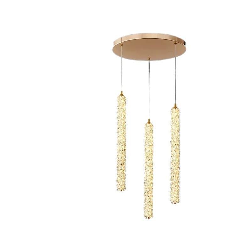 Luminaires de chevet modernes à LED et suspension en cristal neutre 4200K H43cm