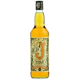 Admiral’s Old J Gold Spiced Rum - Caribbean Spiced Gold Rum Aged in Oak Barrels - 40 Percent ABV - 70cl Bottle – Old J Dark Spiced