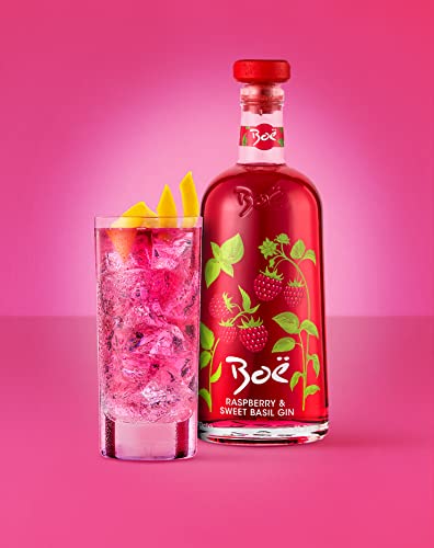 House of Boë - Raspberry and Sweet Basil Flavoured Gin - Premium House of Boë Scottish Gin - Raspberry Gin - 70cl - 41.5… – Bild 3