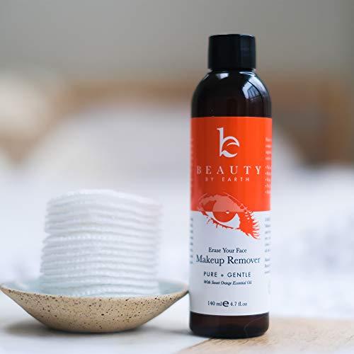 Beauty By Earth Makeup Remover - With Organic Aloe Vera & Witch Hazel, Use With Eye Makeup Remover Wipes Or Cotton Pads, Gentle Non-Greasy Makeup Remover For Dry, Oily And Sensitive Skin Types… #TOP4