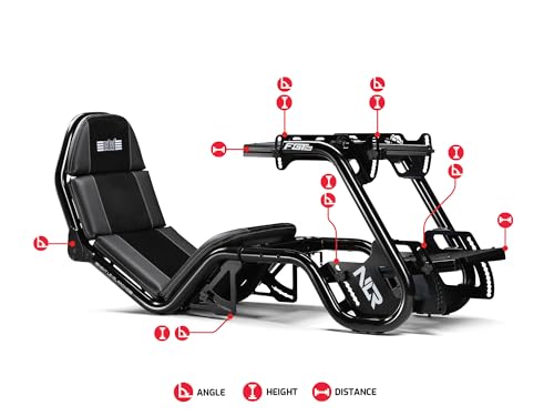 Image of Next Level Racing F-GT Pro Formula and GT Racing Simulator Cockpit - Black Edition (NLR-R003)