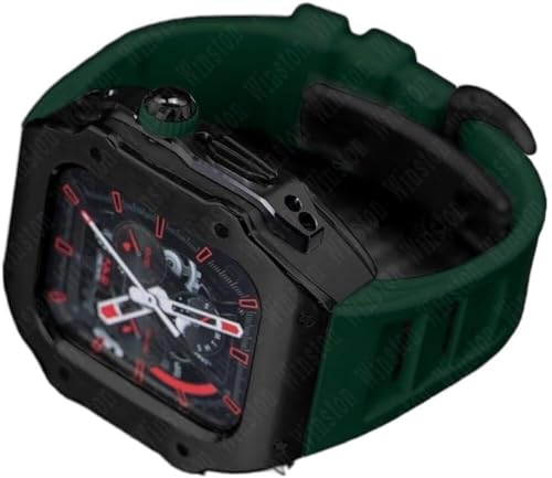 Kit modification montre homme avec bracelet caoutchouc et boîtier acier Ultra 49mm 45mm