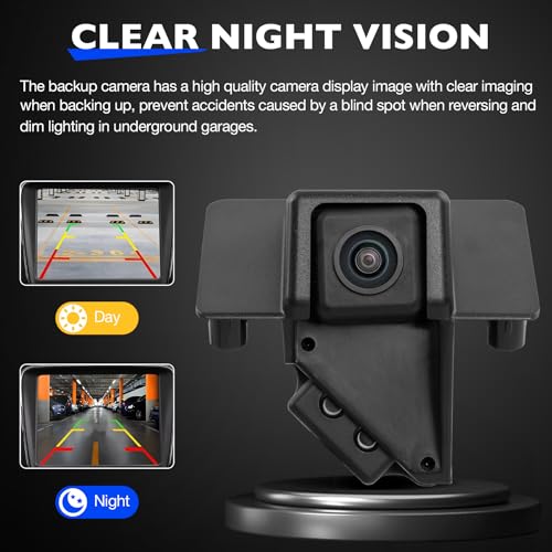 Image of 22790290 Backup Rear Camera Compatible with 2009-2014 Cadillac Escalade ESV Chevy Tahoe Suburban GMC Yukon XL 1500 2500, Reverse Back Up Camera Replace 22913932 23168608 19211811