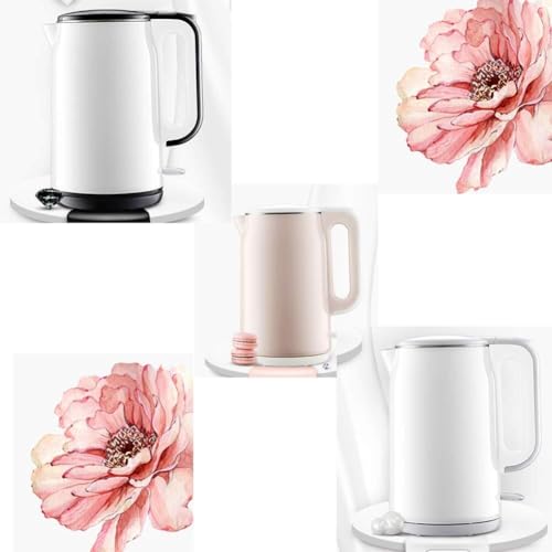 Hervidor eléctrico de acero inoxidable 1.7L rosa miniatura 3