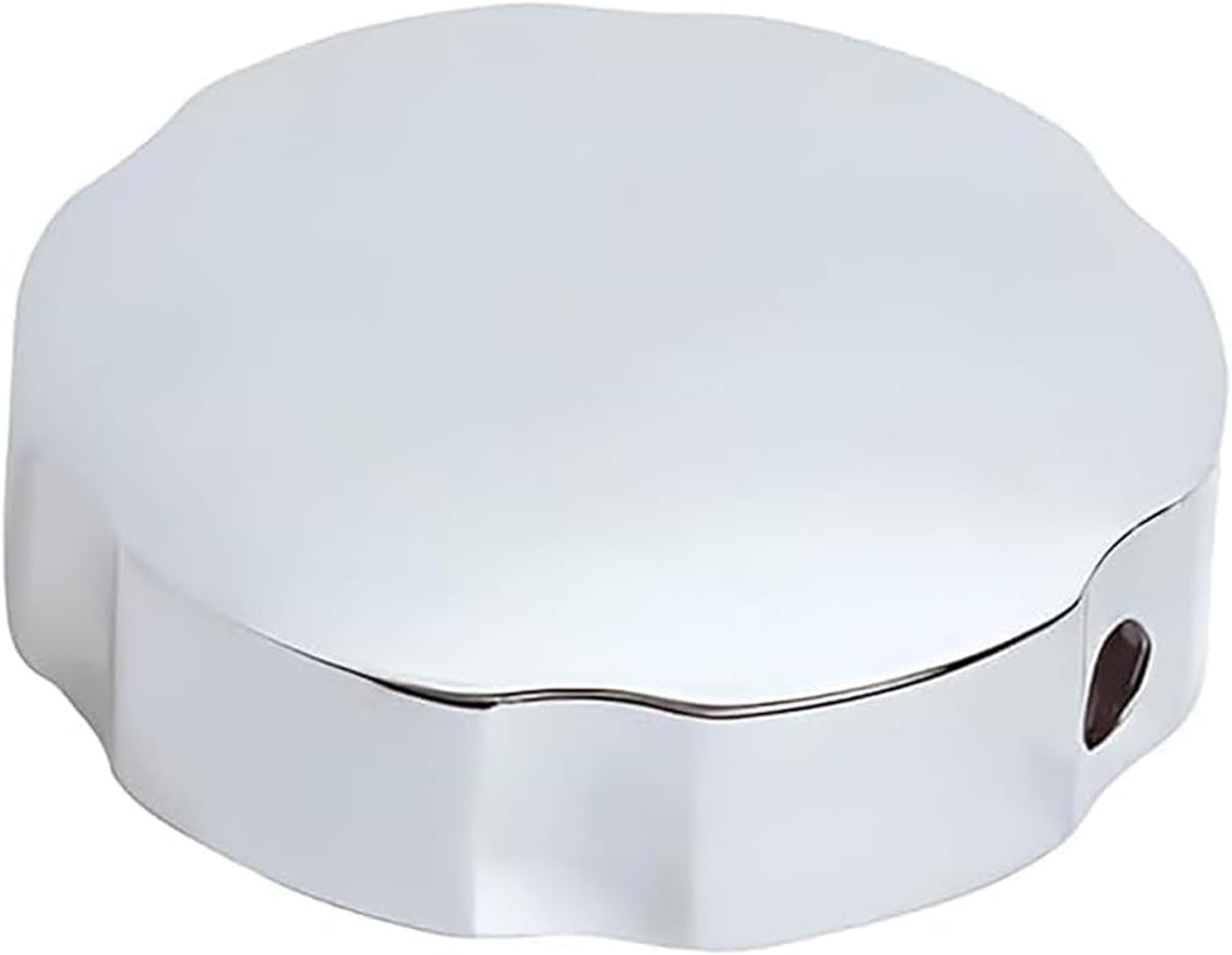 JOYOLA Twist Handle Bathtub, Drain Rotating Overflow Cover Pop-Up Control Knob Chrome-Plated Zinc Alloy Bath Plug Knob for Bathtub Drainage and Overflow Control