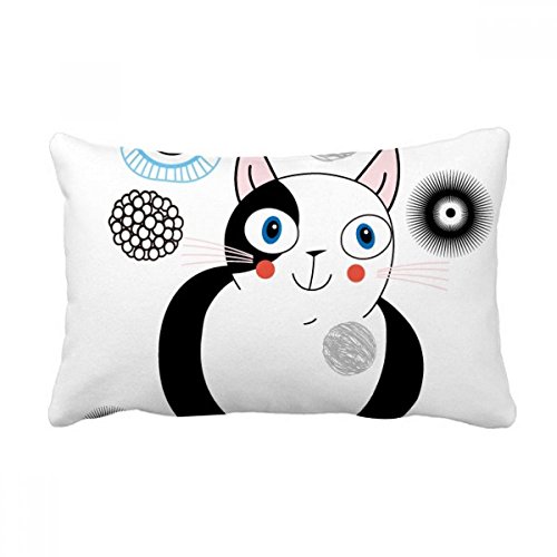 Jeter coussin chat mignon 16x24 pouces idée cadeau décoration maison - 2