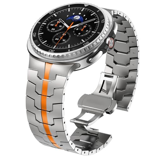 Bracelet en titane Galaxy Watch 8 chic pour le bureau et le sport