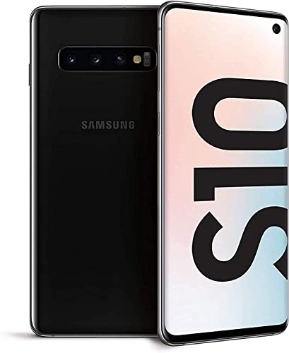 Samsung Galaxy S10 Smartphone, 128GB, Display 6.1', Single SIM, Nero (Prism Black) [Versione Tedesca]