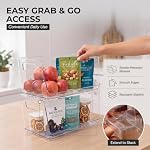 ClearSpace Stackable Storage Bins, Front Pantry Organizer, Small, 8 Pack - Image 6