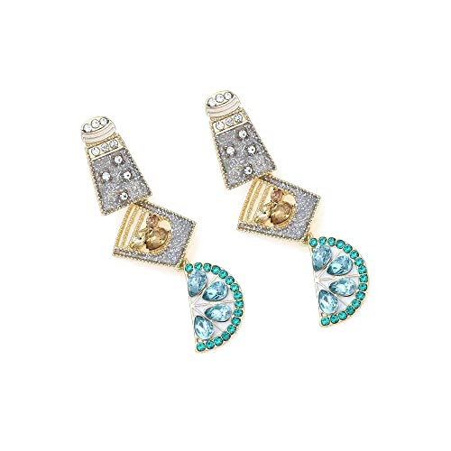 Tequila Shot Earrings for Women, College Kids, Bartenders, Summer Parties and more. Super Cute Hand Jeweled “Margarita Earrings” for Summertime, Stainless Steel, no gem3