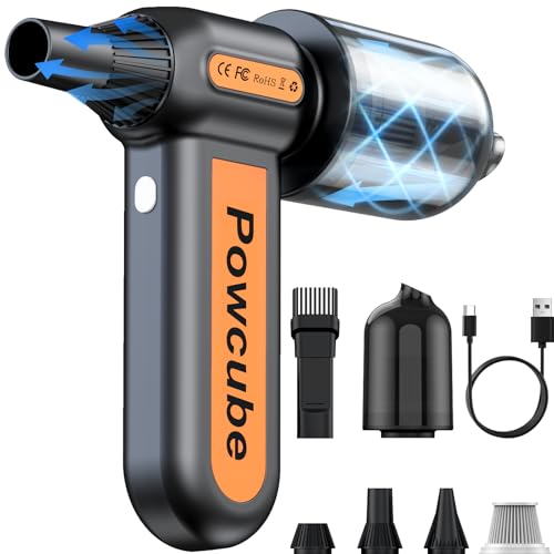 2-in-1 Compressed Air Duster 180000RPM Powerful Motor,