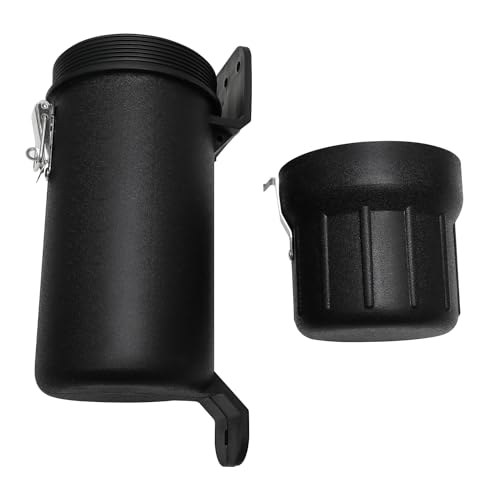 Image of CHANGCHENG Motorcycle Tool Tube 105mm*315mm Universal Storage Box Cap Holder Canisters Off-Road Tool Box Waterproof Black