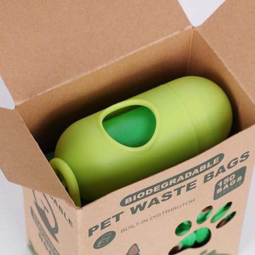 Image of Biodegradable PET Waste POOP Bags with Dispenser