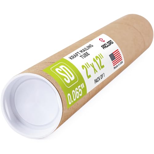 Tube d'expédition en kraft renforcé 5x30 cm pour protéger vos envois précieux