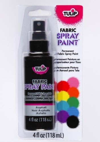 Tulip Fabric Spray Paint- Asphalt by Tulip