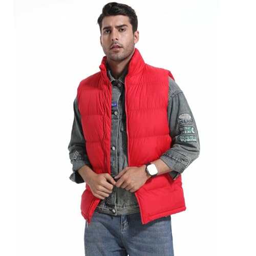Men's Puffer Vest Big & Tall Lightweight Full-Zip Water-Resistan Sleeveless Jacket Outerwear Size M to 3XL3