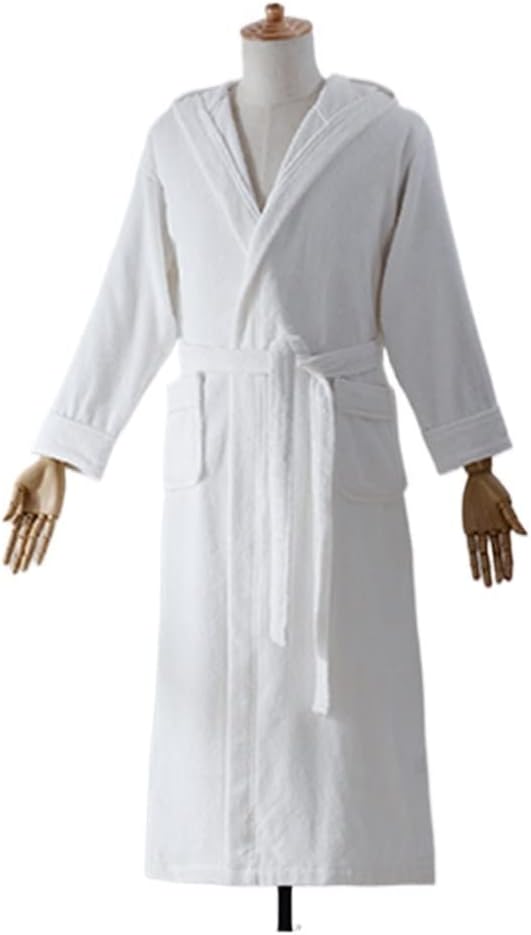 Winter Women's Robe Kimono Bathrobe Spring Men's Bathrobe Extra Long Thick Warm Cotton Overweight