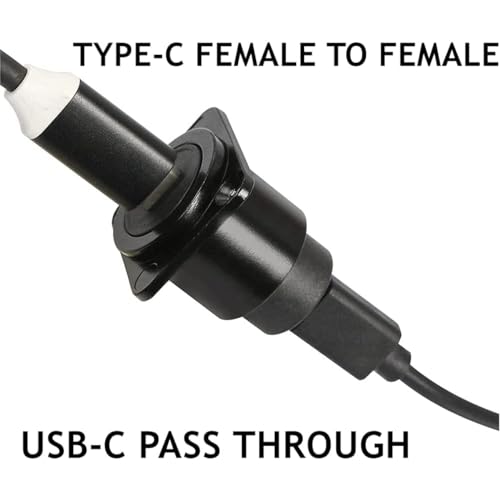 PENGLIN 10PCS USB 3.1 Type C Panel Mount Connector miniatura 2