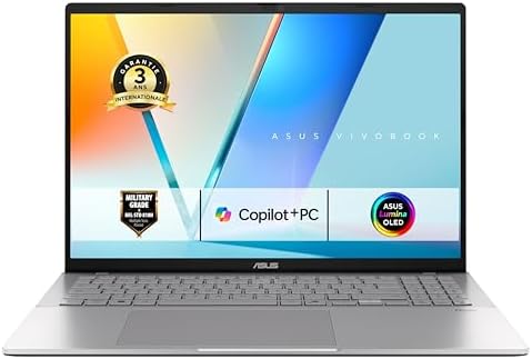 Produits high tech 4 ASUS Vivobook S16 M3607KA-SH011W 16 Pouces FHD OLED (AMD RyzenAI 7 350, 16Go DDR5, 1To SSD, AMD RadeonGraphics, Windows 11 Home) – Clavier AZERTY