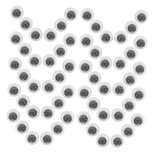 HOMSFOU Giant Black White Googly Eyes 180 Pcs Self Adhesive Craft Eyes Wiggly Look for Kids DIY Projects