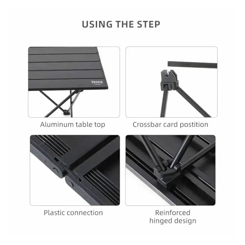 Table de camping pliable pour éviter l'encombrement en extérieur - 8
