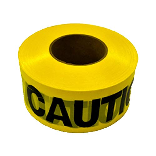 Barricade Tape-CAUT CONSTRUCTION AREA 1000'x3