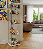 Vetrina di collezionisti con vetro, Guardaroba Vetrina di vetro, di sculture...