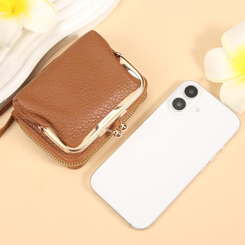 Fashion Short Wallet for Women Zipper Wallets Wrist Strap Card Bag with Multiple Card Slots Coin Purse4