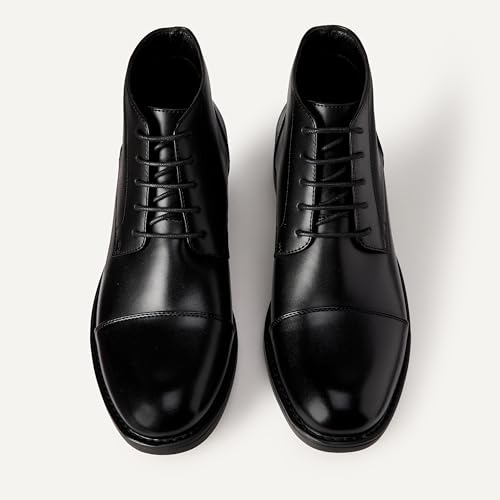 Image of Amazon Essentials Men's Cap Toe Lace Up Ankle Dress Boots