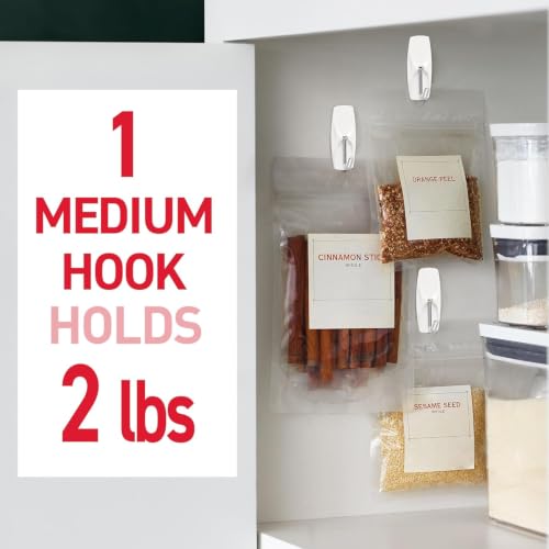 Image of Command Medium Wire Toggle Hooks, 7 Wall Hook and 8 Strips, Damage-Free Hanging with Adhesive, No Tools for Hanging, Organization and Storage, Holds up to 2 lb (Pack of 3)