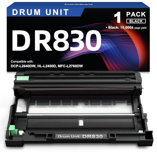 Image of Compatible DR830 Drum Unit Replacement for Brother DR830 DR-830 TN830 TN830XL for Printer DCP-L2640DW HL-L2405W HL-L2420DW HL-L2460DW HL-L2480DW MFC-L2820DW MFC-L2900DW Series 1-Pack (Not Toner)