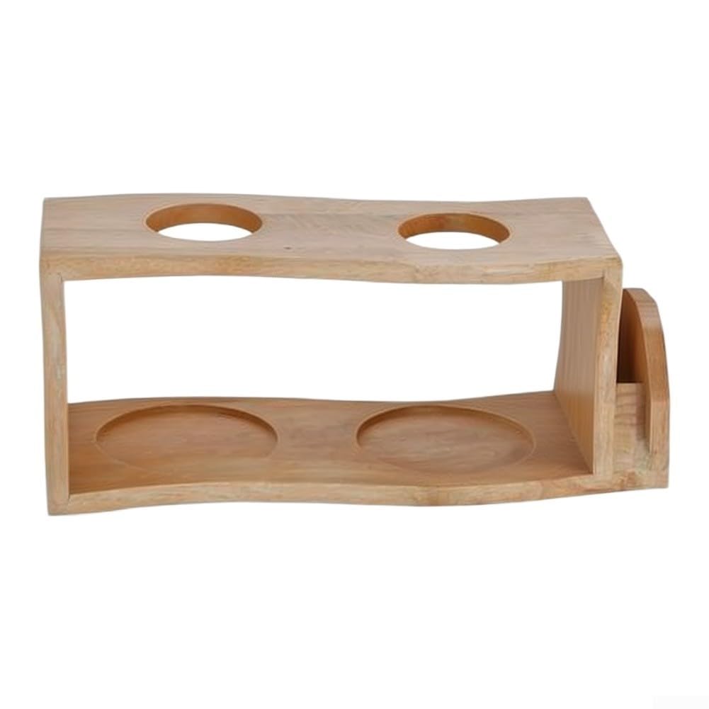 Porte-Filtre Manuel en pour bois Jaune 41cm Stable Porte-Filtre