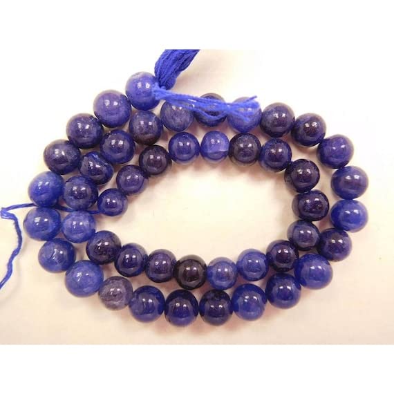 Perles de jade bleu 8 mm pour créer vos bracelets d'été faits main uniques au quotidien