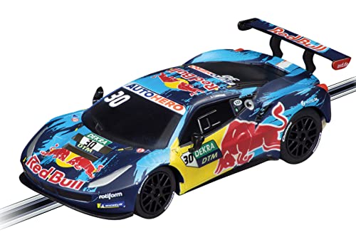 Carrera GO!!! Ferrari 488 GT3 Red Bull AF Corse No.30 I Rennbahnen und lizensierte Slotcars | bis zu 2 Spieler | Für Jungs und Mädchen ab 6 Jahren & Erwachsene