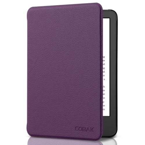 Image of CoBak Case for All New 6 Inch Kindle 2024 and 2022 (11 Generation) - PU Leather Smart Cover, Auto Sleep and Wake, Premium Protective Case for Kindle Basic