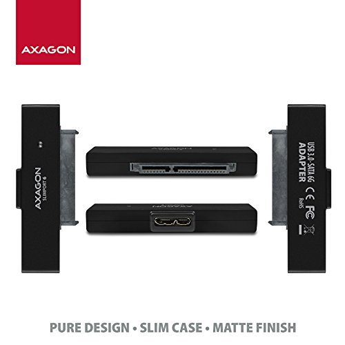 AXAGON Compatible ADSA-1S6 Adaptador USB 3.0 2.5" SSD/HDD miniatura 3