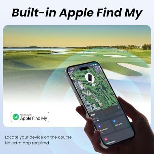 Image of Dprofy Magnetic Golf GPS Speaker Work with Dprofy App, 2.8 inch Touchscreen Display, Visual & Audible Distances, IPX6 Waterproof, 15+ Hour Battery, Adjustable Screen Color, Hazard Detection