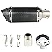 Escape de Motocicleta,38-51mm Silenciador de Tubo Universal, de aluminio con extraíble DB Killer para Yamaha Suzuki Moto ATV Universal