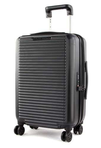 Elegante maleta negra Mandarina Duck Tank Case P10fsv21 de gran resistencia