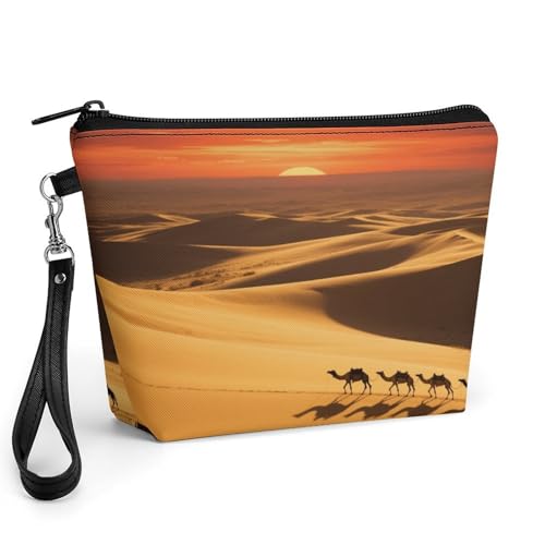 Bolsa de cosméticos para madre, amigas y mujeres con un diseño elegante de Desert Camel Caravans