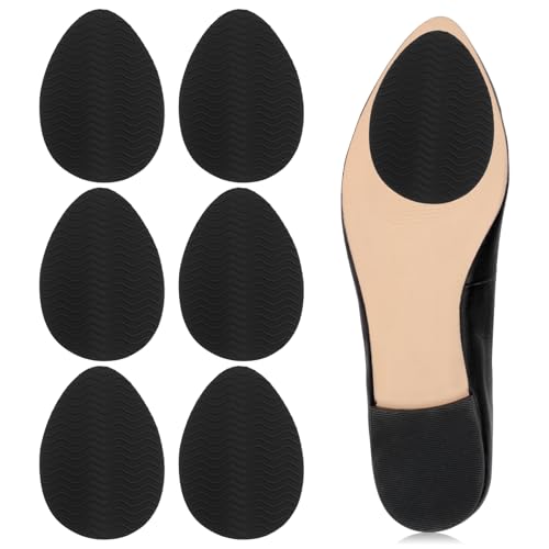 6 Pads antideslizantes para calzado, negros miniatura 1