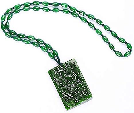 Collana Con Croce Di Giada, Giada Nefrite Canadese, Ciondolo Con Croce Di Giada Canadese, Ciondolo Con Giada Nefrite, Collana Con Croce Di Giada Verde, Giada Per Uomo. - Italia - Foto 7