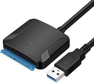 EasyULT USB 3.0 to SATA Adapter Cable for 3.5/2.5 Inch SSD/HDD Drives, SATA to USB 3.0 External Converter and Cable, Supports UASP(Does not Include Power Adapter)