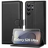 [Fentes de poche] le coque pour Samsung Galaxy S26 Ultra a été équipé de 3 fentes de carte pour cartes d’identité/carte bancaire/cartes de visite, et 1 poche de portefeuille pour l’argent/reçu/factures pour garder en sécurité tout le temps. Ce portefeuille flip case est conçu pour donner un look mince et non encombrant, permet de transporter tout ce dont vous avez besoin et facile à transporter dans un sac à bandolière ou un sac à main avec une longue expérience look chic de Samsung S26 Ultra