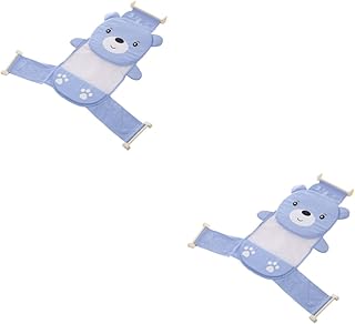 TOYANDONA Rede De Banho Para Bebês 2 Peças Rede De Banho Para Bebês Recém-Nascidos Banheira Dobrável Rede De Suporte Para Bebês Rede De Banheira Para Recém-Nascidos Rede De Banheira