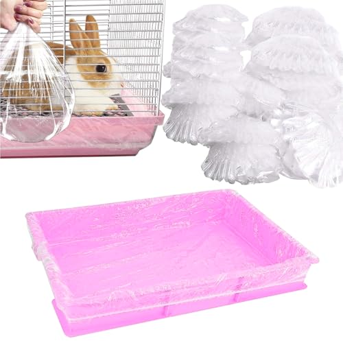 Tfwadmx 100 Pcs Disposable Rabbit Cage Liner, 27